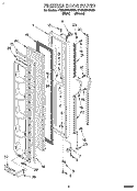 FREEZER DOOR Diagram and Parts List for 4YED20PKBN00  Whirlpool Refrigerator