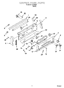 Part Location Diagram of 9752422FB Whirlpool ENDCAP-PNL