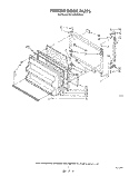 FREEZER DOOR Diagram and Parts List for RT14CKXVW10  Roper Refrigerator
