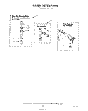 WATER SYSTEM Diagram and Parts List for LA4800XTF0  Whirlpool Washer