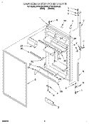 REFRIGERATOR DOOR Diagram and Parts List for KTRD18KDWH03  Whirlpool Refrigerator