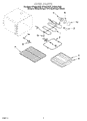 OVEN, OPTIONAL Diagram and Parts List for GY395LXGB3  Whirlpool Range