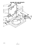 Part Location Diagram of 692732 Whirlpool HARNESS, LID SWITCH