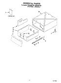 PEDESTAL Diagram and Parts List for GGW9200LQ0  Whirlpool Dryer