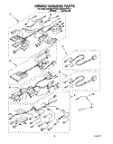 WIRING HARNESS Diagram and Parts List for KERS507YAL1  KitchenAid Range