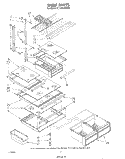 SHELF Diagram and Parts List for ET18VKXSW02  Whirlpool Refrigerator
