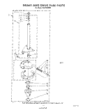 BRAKE AND DRIVE TUBE Diagram and Parts List for CA2762XSW5  Whirlpool Washer