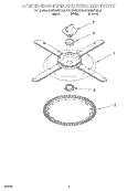 LOWER WASHARM AND STRAINER Diagram and Parts List for KUDS25SHWH0  KitchenAid Dishwasher