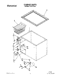 SECTION Diagram and Parts List for TCF0710YW00  Whirlpool Freezer