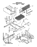 UNIT Diagram and Parts List for KTRS22MXWH20  KitchenAid Refrigerator
