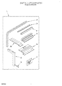INSTALLATION Diagram and Parts List for ACS052XH0  Whirlpool Air Conditioner