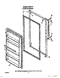 DOOR, OPTIONAL Diagram and Parts List for EV110CXWW00  Whirlpool Freezer