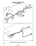 WIRING HARNESS , LITERATURE AND OPTIONAL Diagram and Parts List for MW8600XS2  Whirlpool Microwave