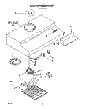 Part Location Diagram of 830428 Whirlpool Fan Blade