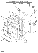 Part Location Diagram of 2160165 Whirlpool PANEL-INT