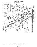 ICE MAKER Diagram and Parts List for ED22MMXRWR0  Whirlpool Refrigerator