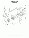 ICEMAKER PARTS Diagram and Parts List for KBFS25EVMS4  KitchenAid Refrigerator