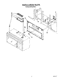 INSTALLATION Diagram and Parts List for MH6600XX0  Whirlpool Microwave