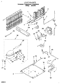 UNIT Diagram and Parts List for TT18DKXDN00  Estate Refrigerator