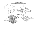OVEN Diagram and Parts List for KESC300BAL3  KitchenAid Range