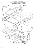 MANIFOLD Diagram and Parts List for GS395LEGB4  Whirlpool Range