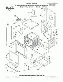 OVEN PARTS Diagram and Parts List for RBS245PRB05  Whirlpool Wall Oven