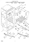 LINER, LIT/OPTIONAL Diagram and Parts List for RT14DKYGW01  Roper Refrigerator