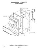 REFRIGERATOR DOOR , NOT ILLUSTRATED Diagram and Parts List for ET18NKXSW00  Whirlpool Refrigerator