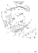 CONTROL Diagram and Parts List for 4YED27PQFN00  Whirlpool Refrigerator