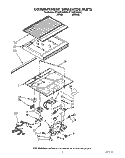 COMPARTMENT SEPARATOR Diagram and Parts List for ET18UKXAN00  Whirlpool Refrigerator