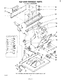 TOP AND CONSOLE Diagram and Parts List for LA6400XKW0  Whirlpool Washer