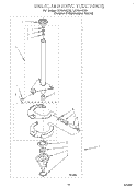 BRAKE AND DRIVE TUBE Diagram and Parts List for LSV9244DZ0  Whirlpool Washer