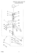 SPOUT UNIT Diagram and Parts List for KHWS160VWH4  KitchenAid Miscellaneous