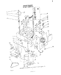 DRIVE Diagram and Parts List for LA5580XPW1  Whirlpool Washer