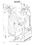 LINER Diagram and Parts List for EV130NXSW00  Whirlpool Freezer