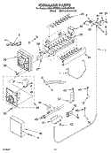 ICEMAKER PARTS PARTS NOT ILLUSTRATED Diagram and Parts List for KSSS48FMX00  KitchenAid Refrigerator