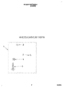 MISCELLANEOUS Diagram and Parts List for KAWE768BAL1  KitchenAid Washer