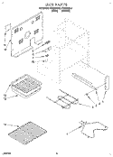 UNIT Diagram and Parts List for FES364BL2  Roper Range