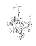 FRAME Diagram and Parts List for 8515L20  Roper Dishwasher