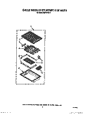 GRILLE MODULE KIT RCK891-2 (816531) Diagram and Parts List for RS575PXR6  Whirlpool Range