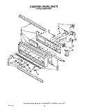 CONTROL PANEL, LIT/OPTIONAL Diagram and Parts List for KEBS246XBL0  KitchenAid Wall Oven