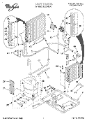 UNIT, LITERATURE Diagram and Parts List for 4ACE23LD0  Whirlpool Air Conditioner