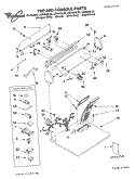 TOP AND CONSOLE, LITERATURE Diagram and Parts List for LGR5636LT0  Whirlpool Dryer