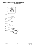 MOTOR AND DRIVE, LIT/OPTIONAL Diagram and Parts List for 4KUCC151T4  KitchenAid Trash Compactor