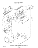 ICEMAKER , NOT ILLUSTRATED Diagram and Parts List for RT18BMXVW00  Roper Refrigerator