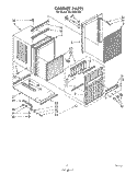 SECTION Diagram and Parts List for ACS802XM  Whirlpool Air Conditioner