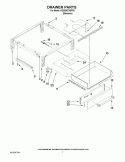 Part Location Diagram of W10246103 Whirlpool PANEL-DRWR