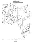 DOOR , LITERATURE AND OPTIONAL Diagram and Parts List for DU2916XM0  Whirlpool Dishwasher