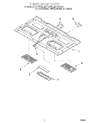 VENTILATION Diagram and Parts List for MH7130XEB0  Whirlpool Microwave