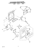DISPENSER FRONT Diagram and Parts List for ED2CHQXKQ00  Whirlpool Refrigerator